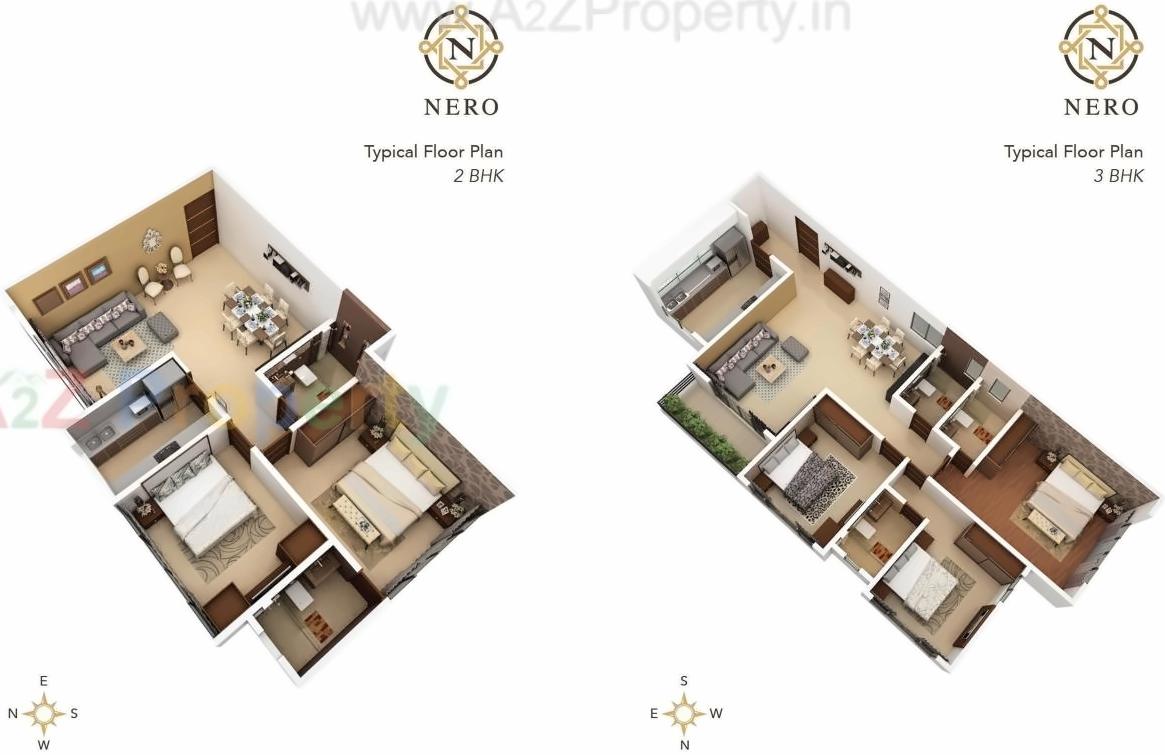 Layout of real estate project Nero located at Kurla, MumbaiSuburban, Maharashtra