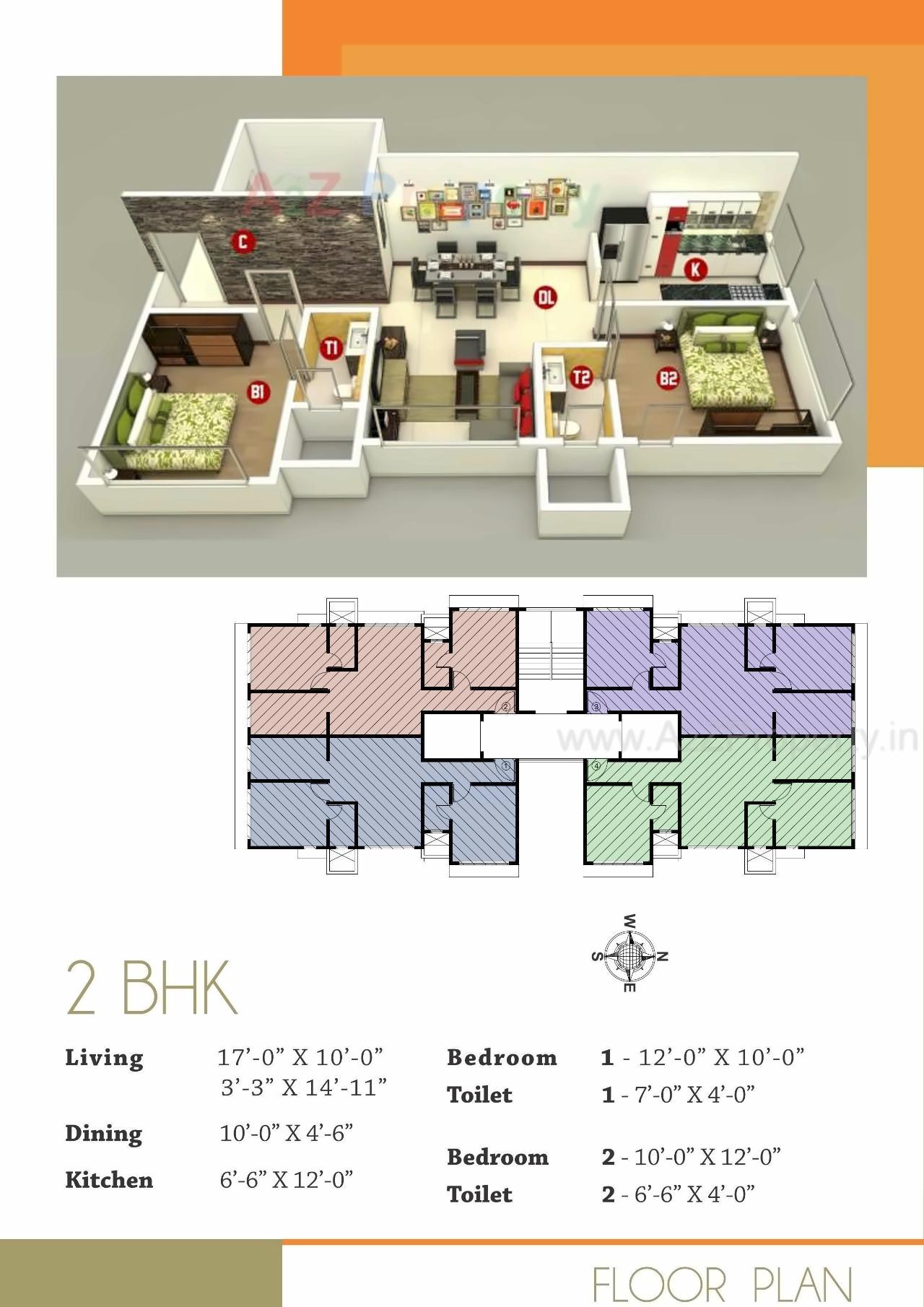 Layout of real estate project New Jagdamba located at Andheri, MumbaiSuburban, Maharashtra
