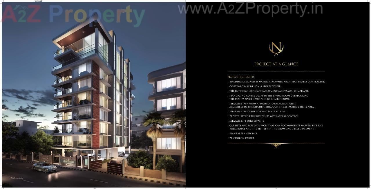 3D Elevation of real estate project Nidhi Towers located at Andheri, MumbaiSuburban, Maharashtra