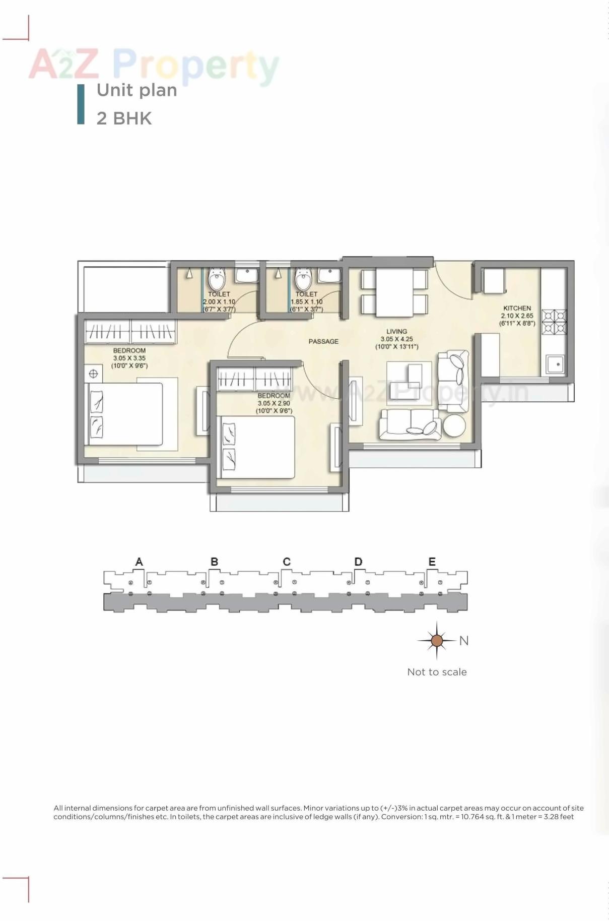Layout of real estate project Nirlon Employees Cooperative Housing Society Limited  11, 12 , located at Borivali, MumbaiSuburban, Maharashtra