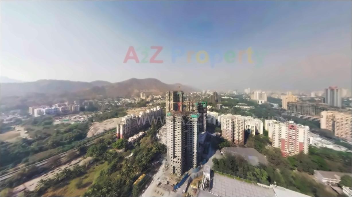 3D Elevation of real estate project Nirmal Lifestyle Turquoise located at Kurla, MumbaiSuburban, Maharashtra