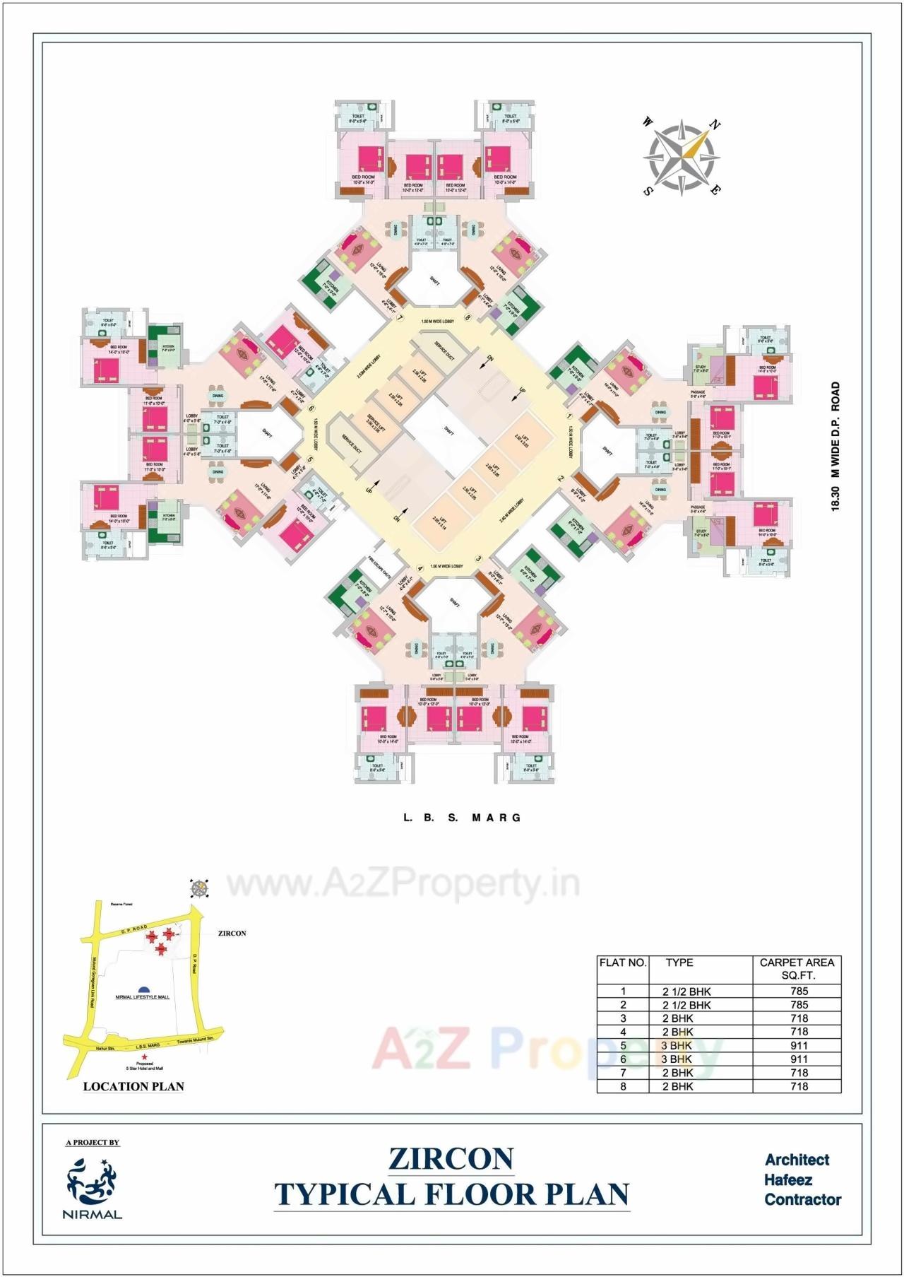  of real estate project Nirmal Lifestyle Zircon located at Kurla, MumbaiSuburban, Maharashtra