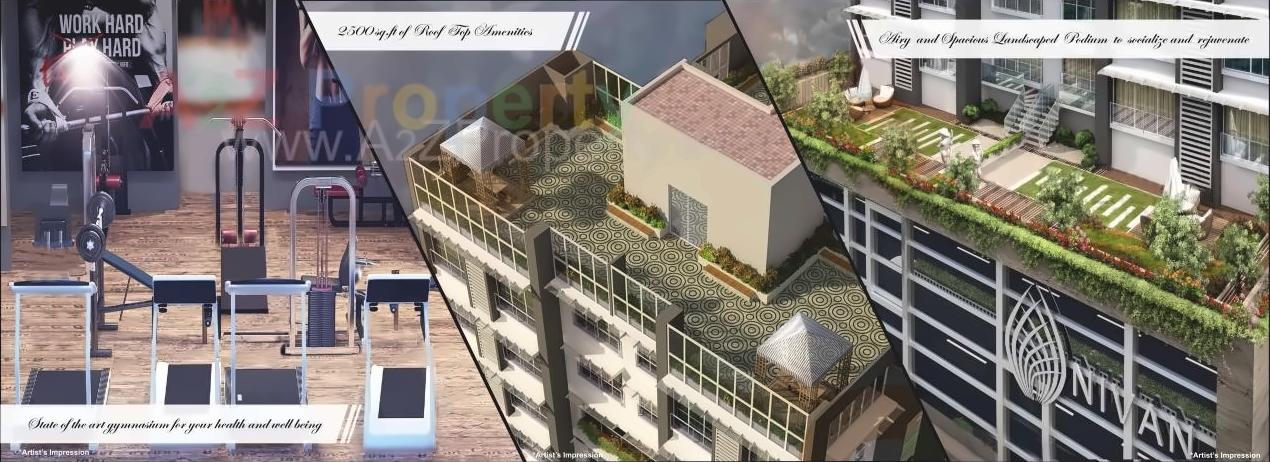 3D Elevation of real estate project Nivan located at Andheri, MumbaiSuburban, Maharashtra