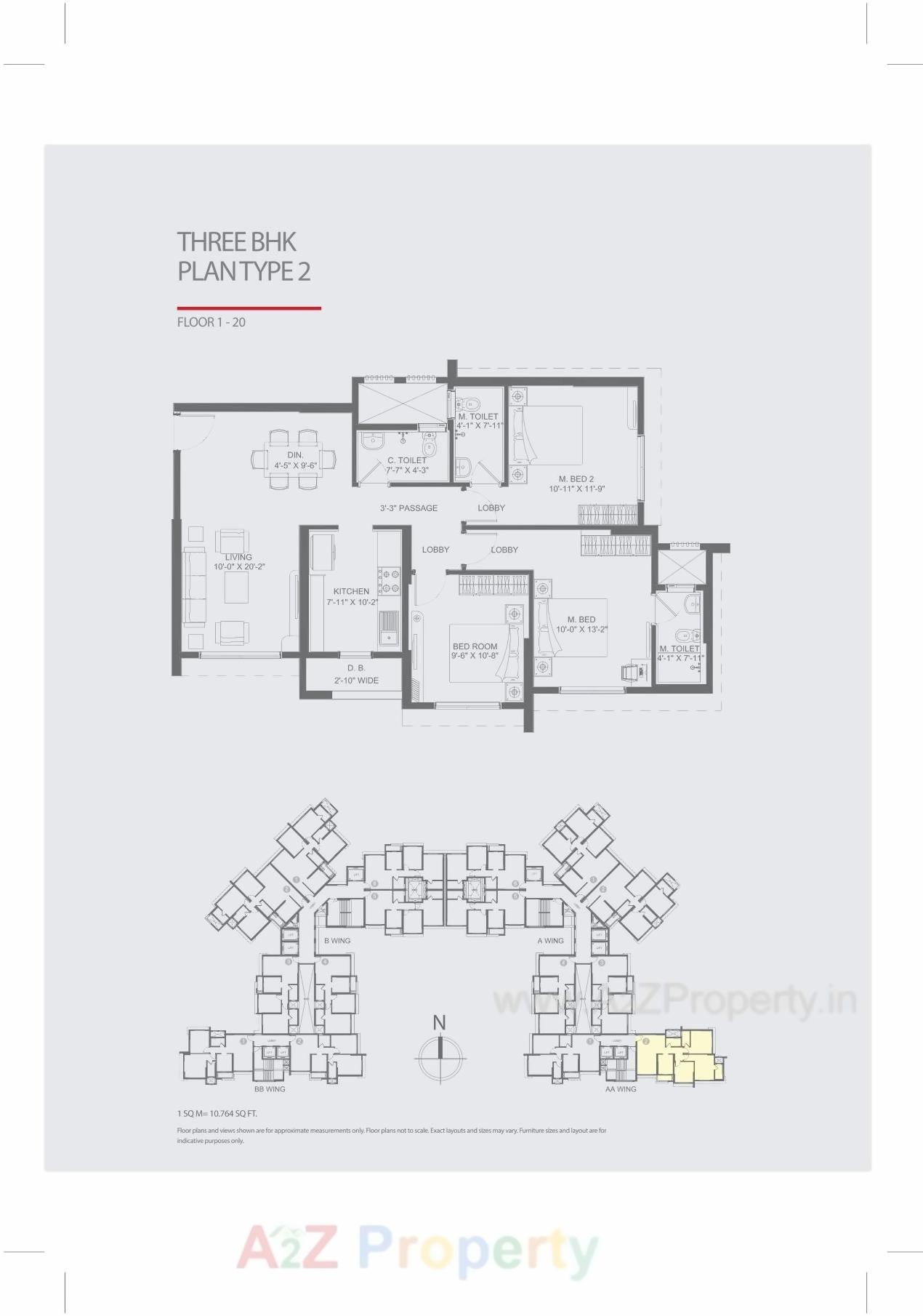Layout of real estate project Nl Aryavarta located at Borivali, MumbaiSuburban, Maharashtra