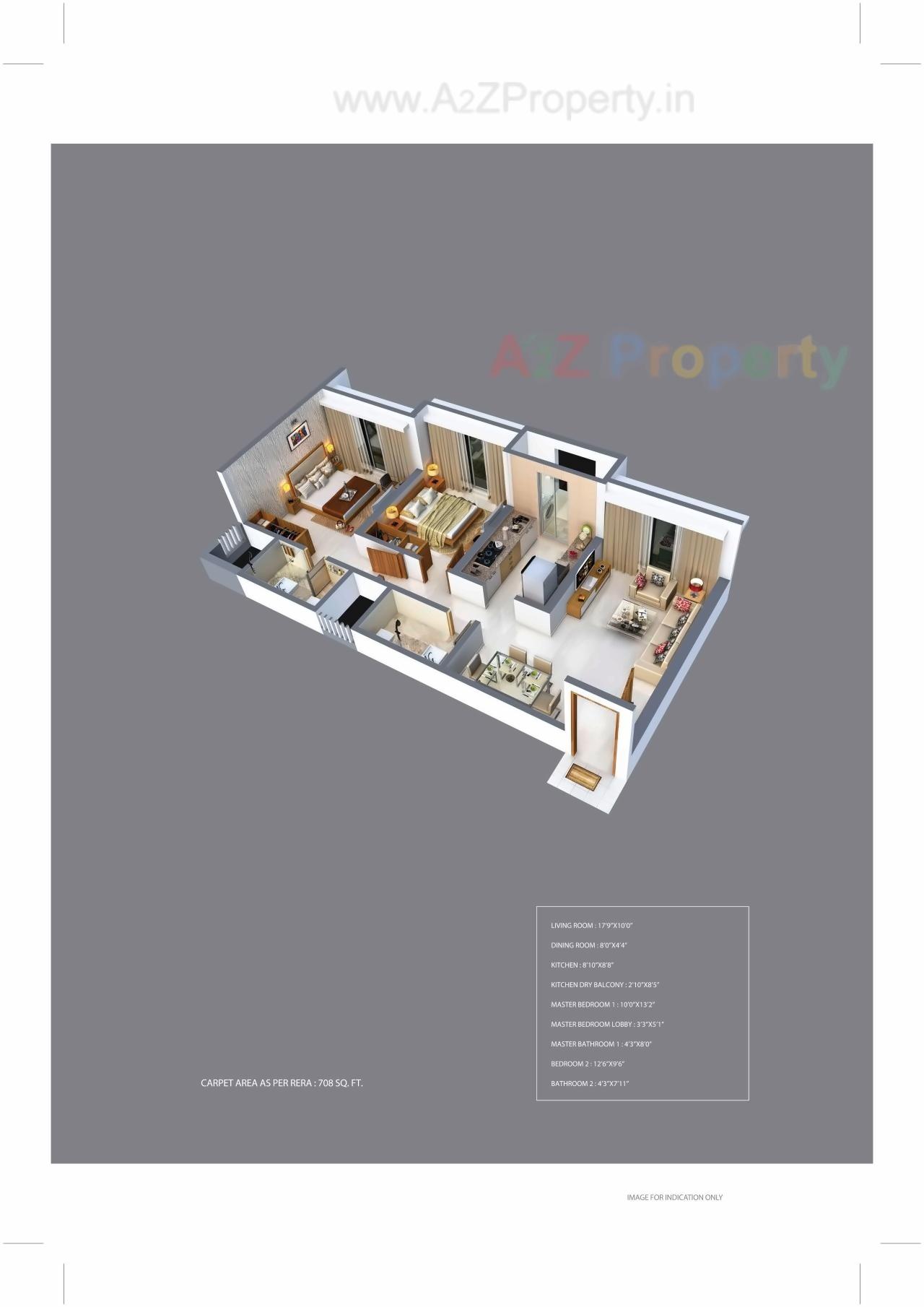 Layout of real estate project Nl Aryavarta located at Borivali, MumbaiSuburban, Maharashtra