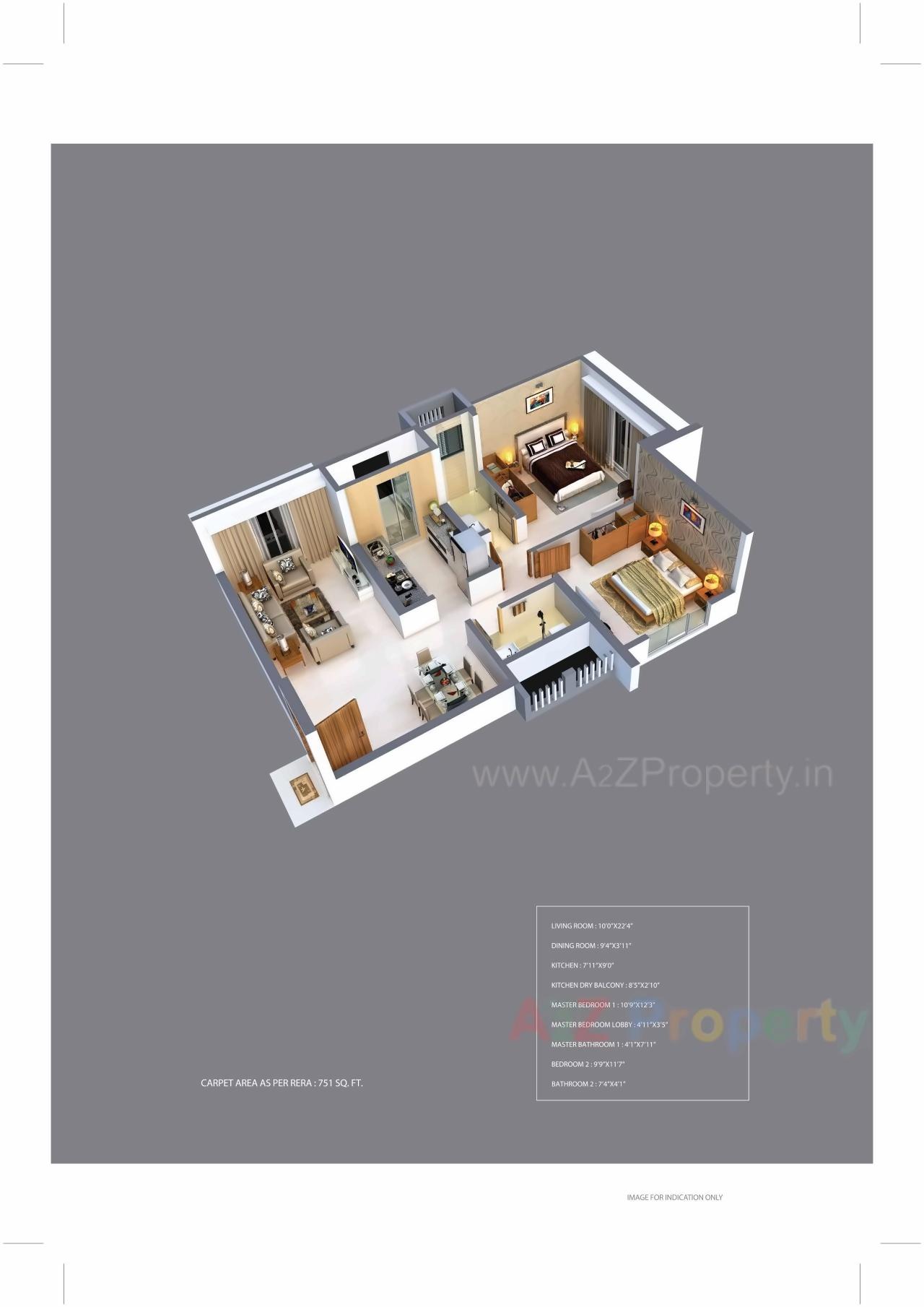 Layout of real estate project Nl Aryavarta located at Borivali, MumbaiSuburban, Maharashtra