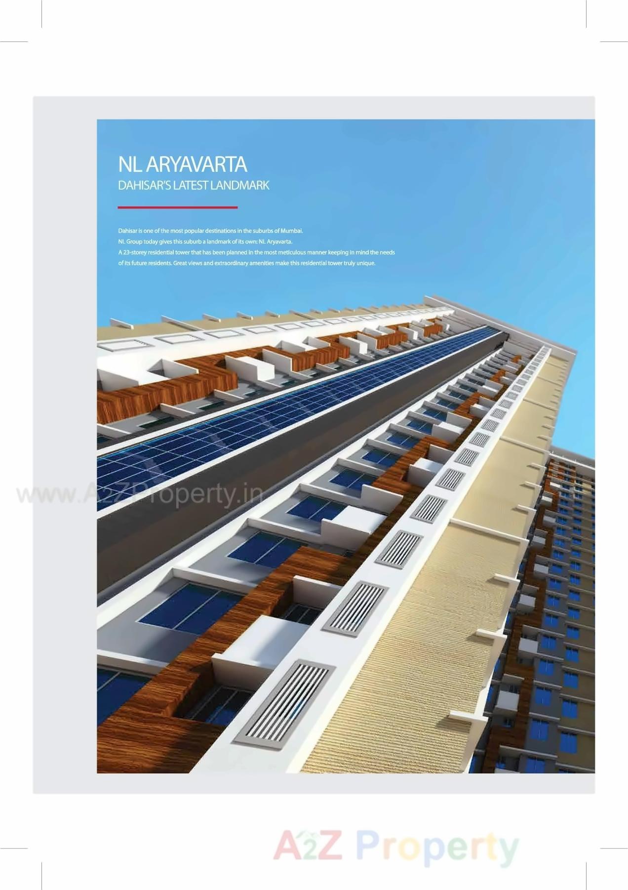 3D Elevation of real estate project Nl Aryavarta located at Borivali, MumbaiSuburban, Maharashtra