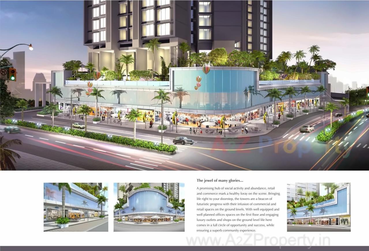 3D Elevation of real estate project Northern Heights located at Borivali, MumbaiSuburban, Maharashtra