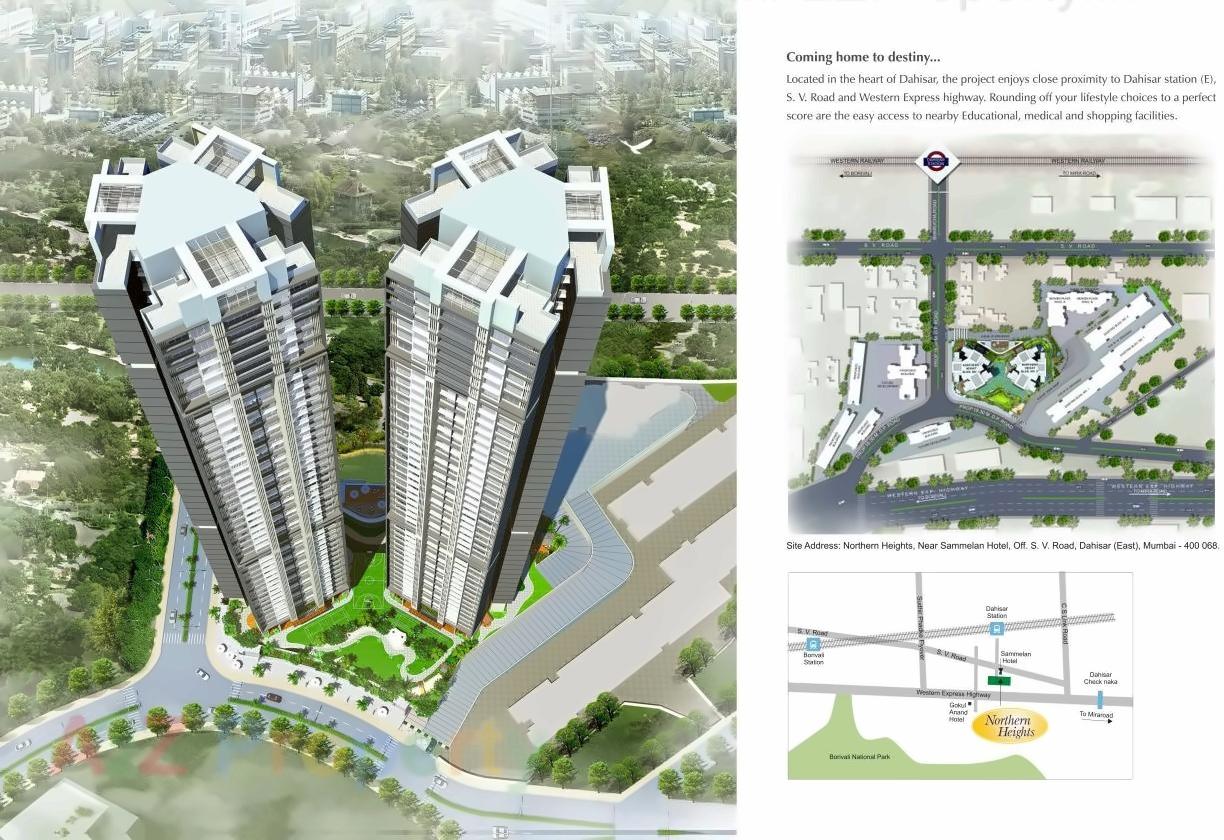  of real estate project Northern Heights located at Borivali, MumbaiSuburban, Maharashtra
