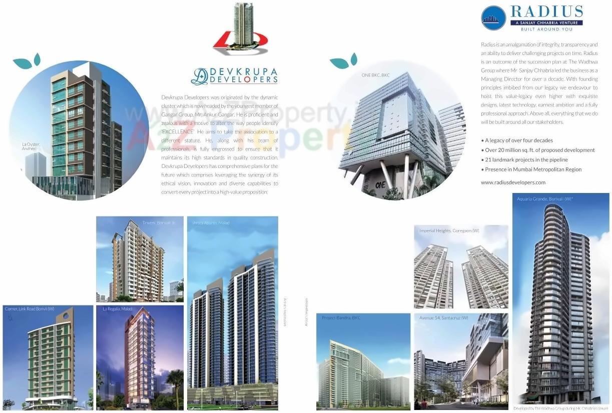  of real estate project One Aquaria located at Borivali, MumbaiSuburban, Maharashtra