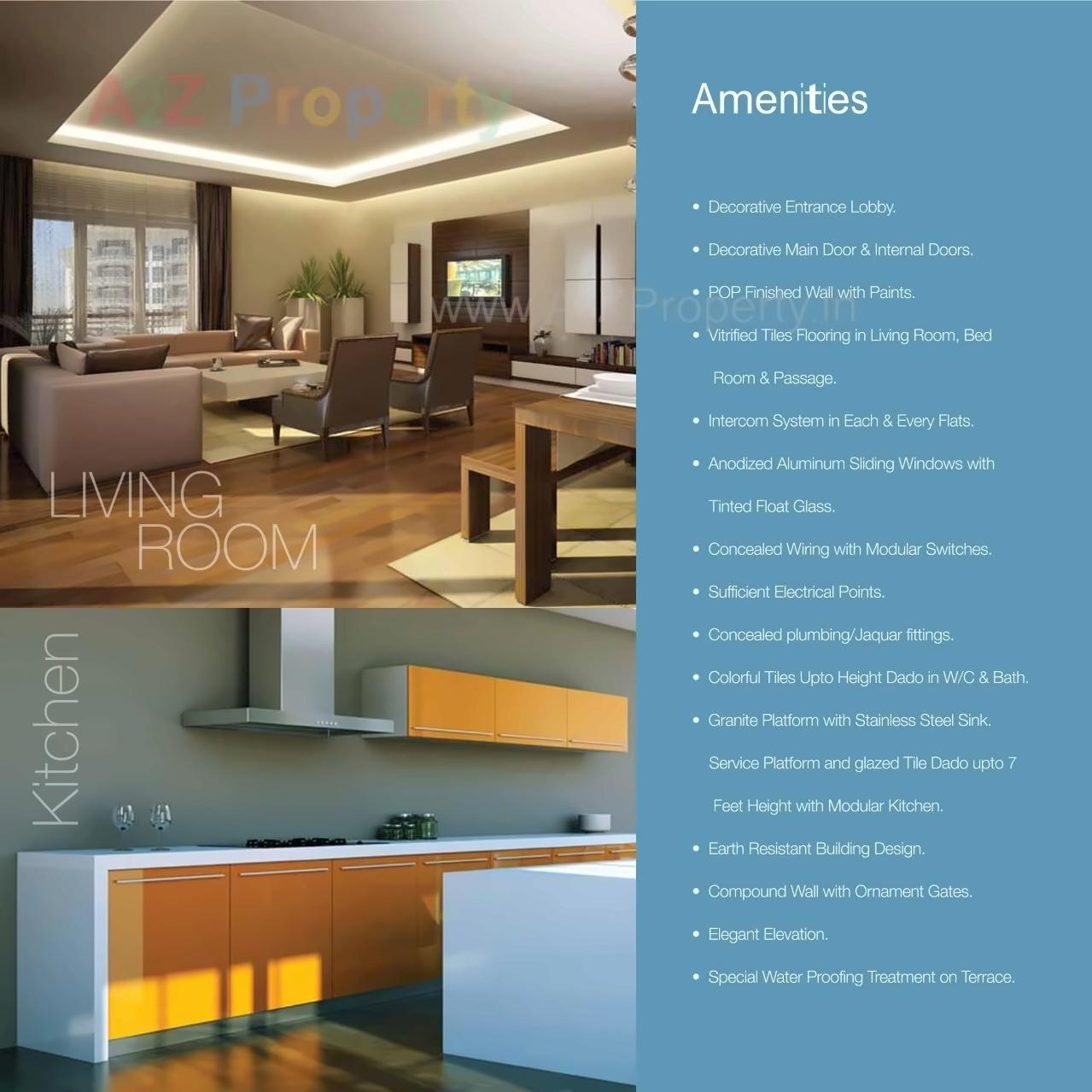 3D Elevation of real estate project P K Arch located at Andheri, MumbaiSuburban, Maharashtra