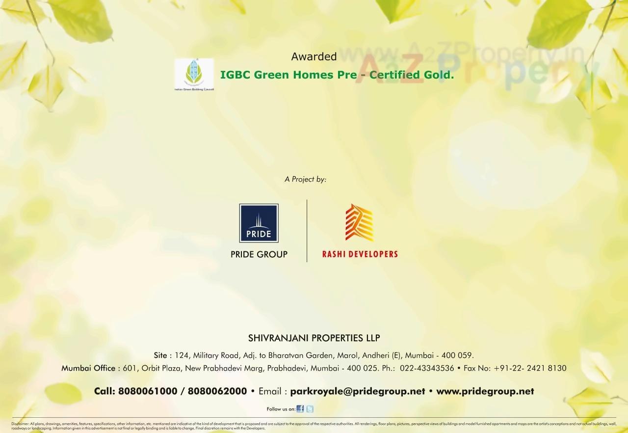  of real estate project Park Royale Ab located at Andheri, MumbaiSuburban, Maharashtra