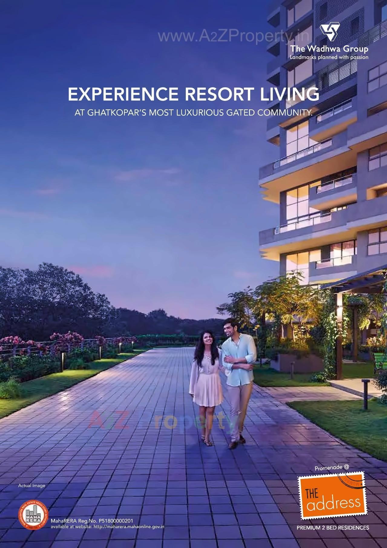 3D Elevation of real estate project Promenade   The Address located at Kurla, MumbaiSuburban, Maharashtra