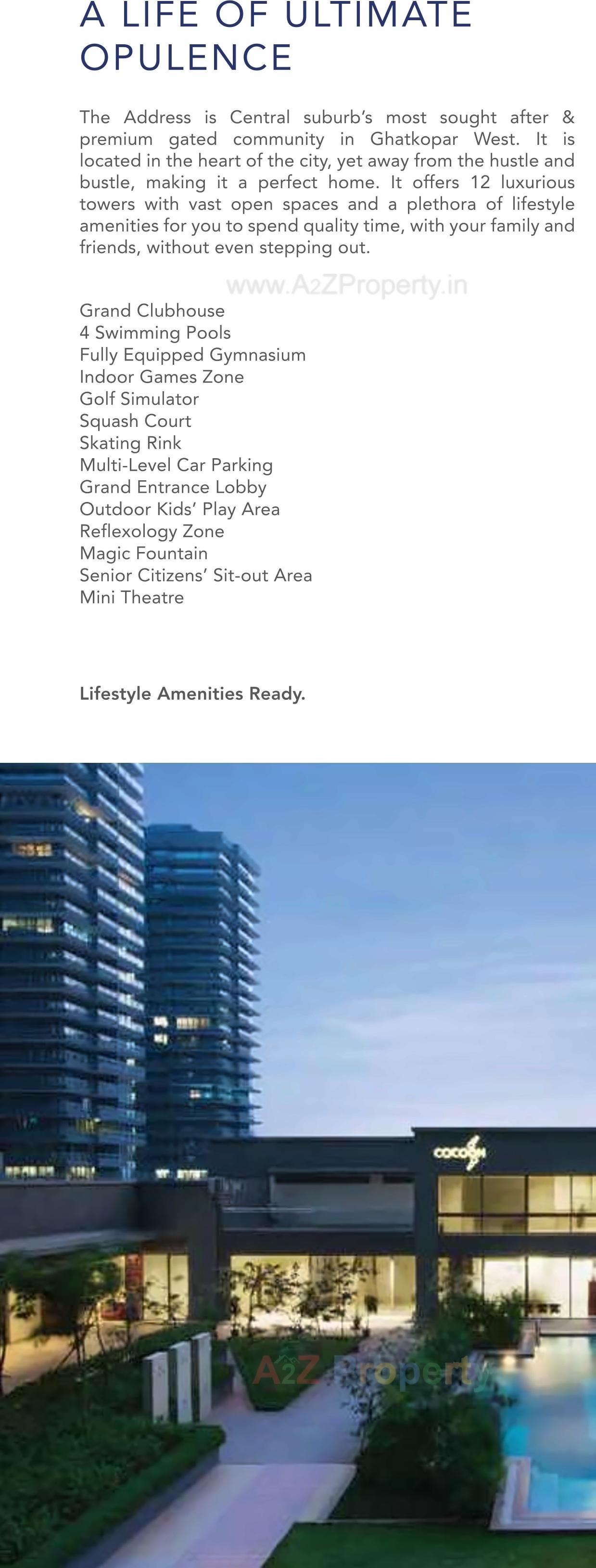 3D Elevation of real estate project Promenade   The Address located at Kurla, MumbaiSuburban, Maharashtra