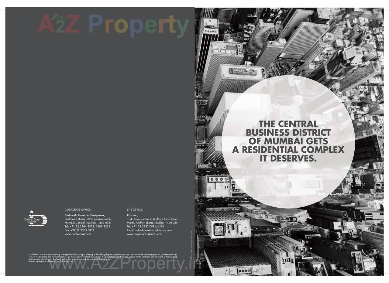  of real estate project Proxima Residences located at Andheri, MumbaiSuburban, Maharashtra