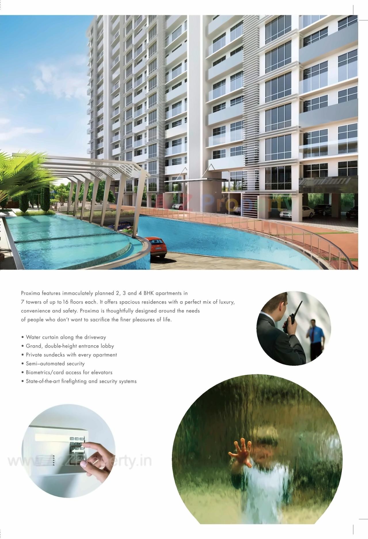 3D Elevation of real estate project Proxima Residences located at Andheri, MumbaiSuburban, Maharashtra