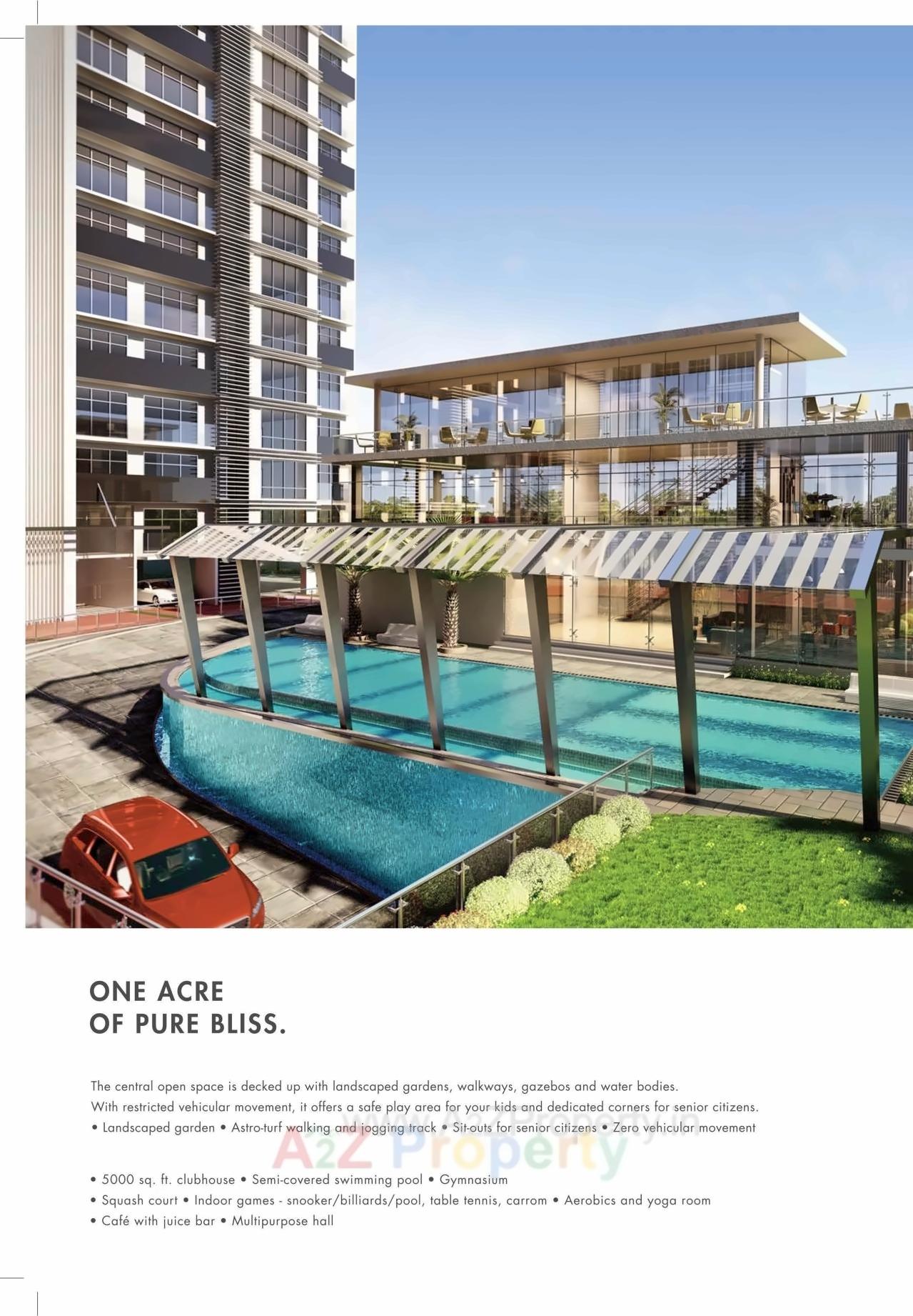 3D Elevation of real estate project Proxima Residences located at Andheri, MumbaiSuburban, Maharashtra