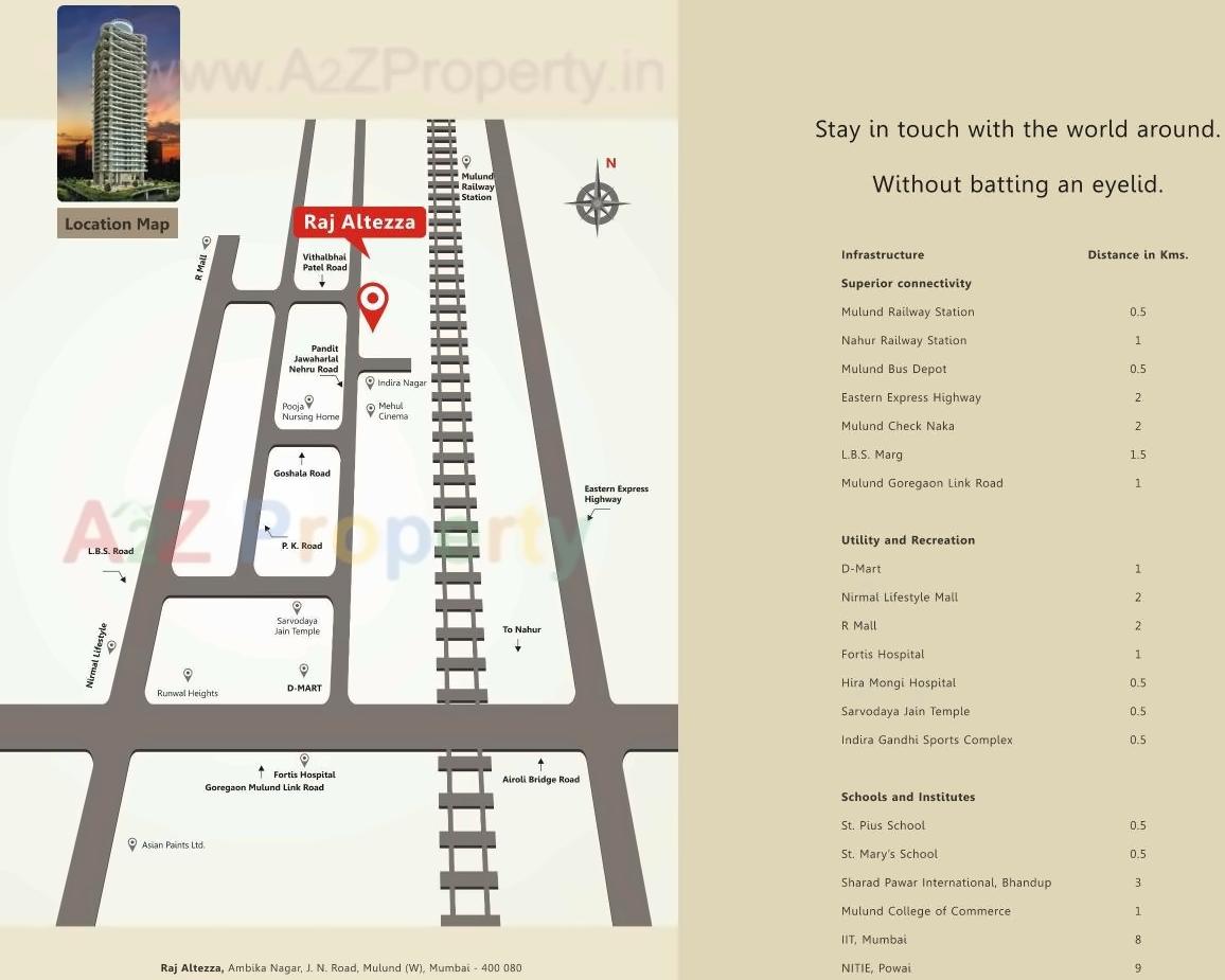  of real estate project Raj Altezza located at Kurla, MumbaiSuburban, Maharashtra