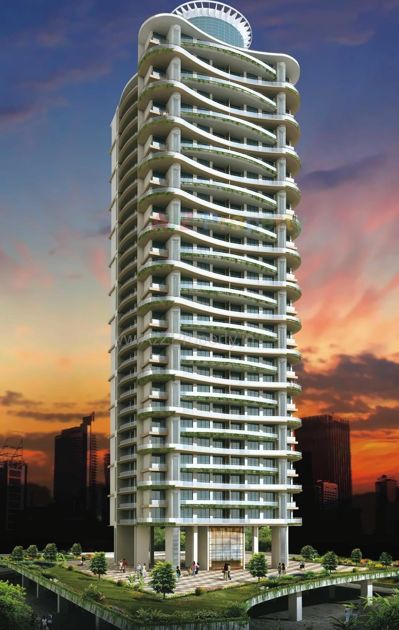 3D Elevation of real estate project Raj Altezza located at Kurla, MumbaiSuburban, Maharashtra