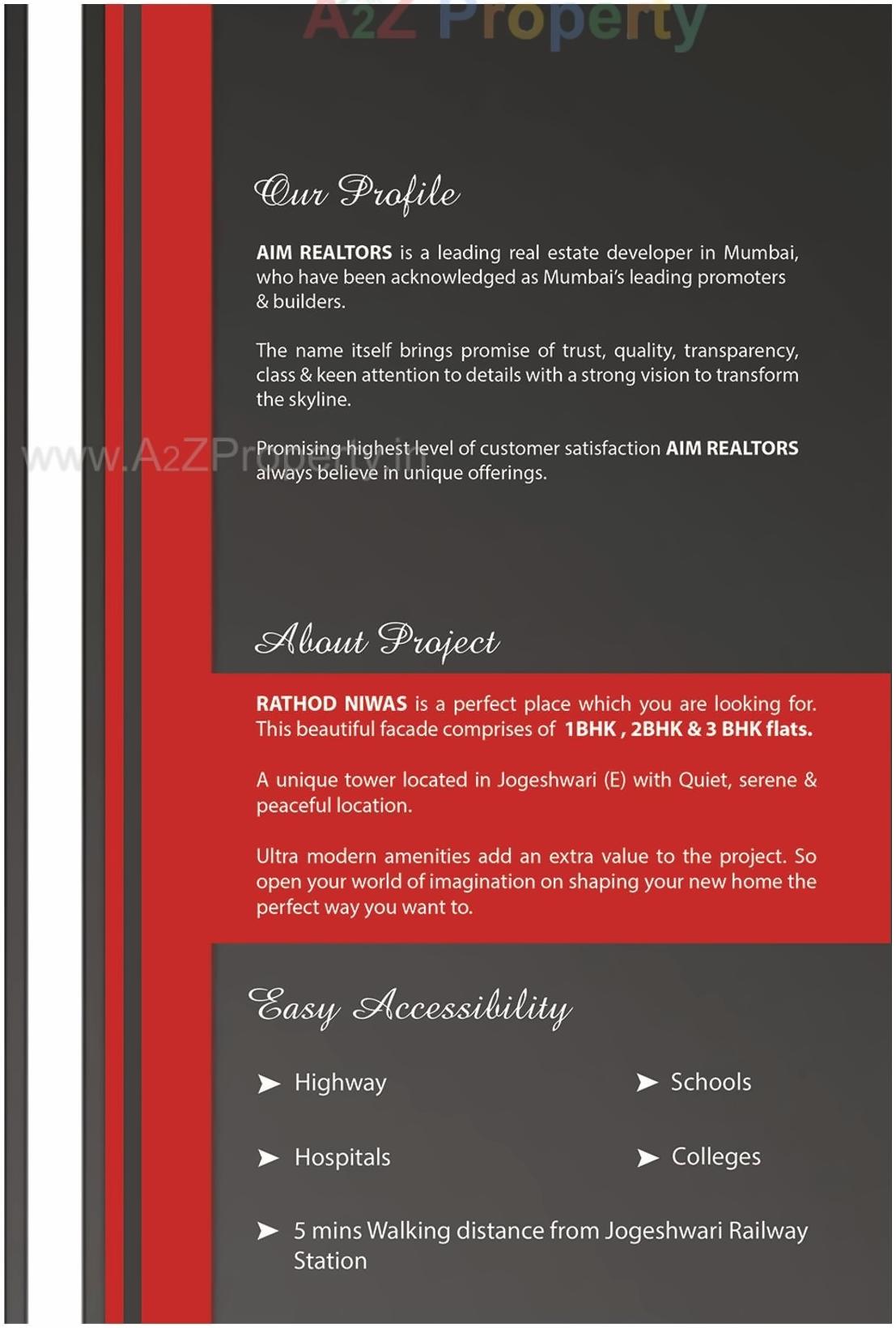  of real estate project Rathod Niwas located at Andheri, MumbaiSuburban, Maharashtra