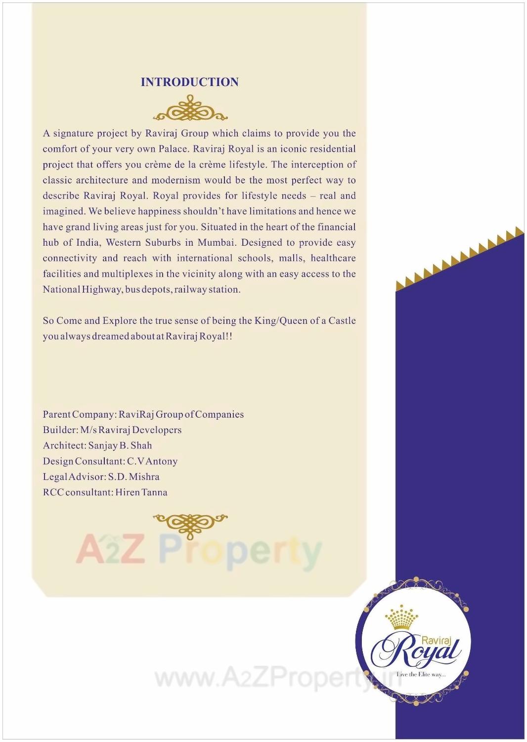  of real estate project Raviraj Royal located at Borivali, MumbaiSuburban, Maharashtra