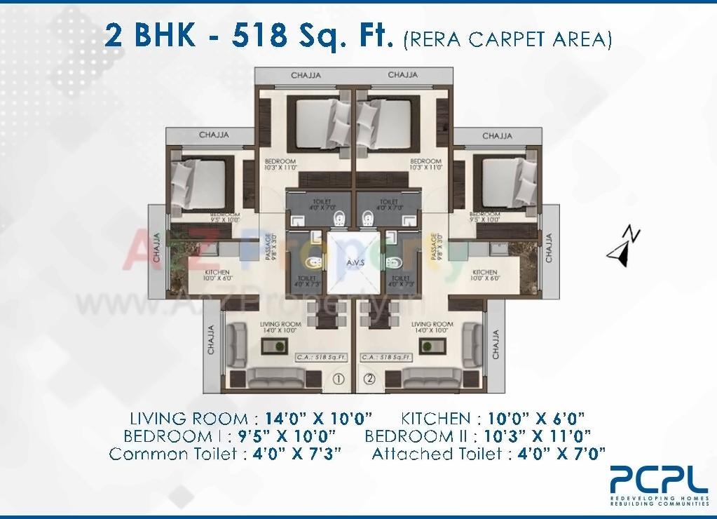 Layout of real estate project Redevelopment Of Abhiram Chsl located at Borivali, MumbaiSuburban, Maharashtra
