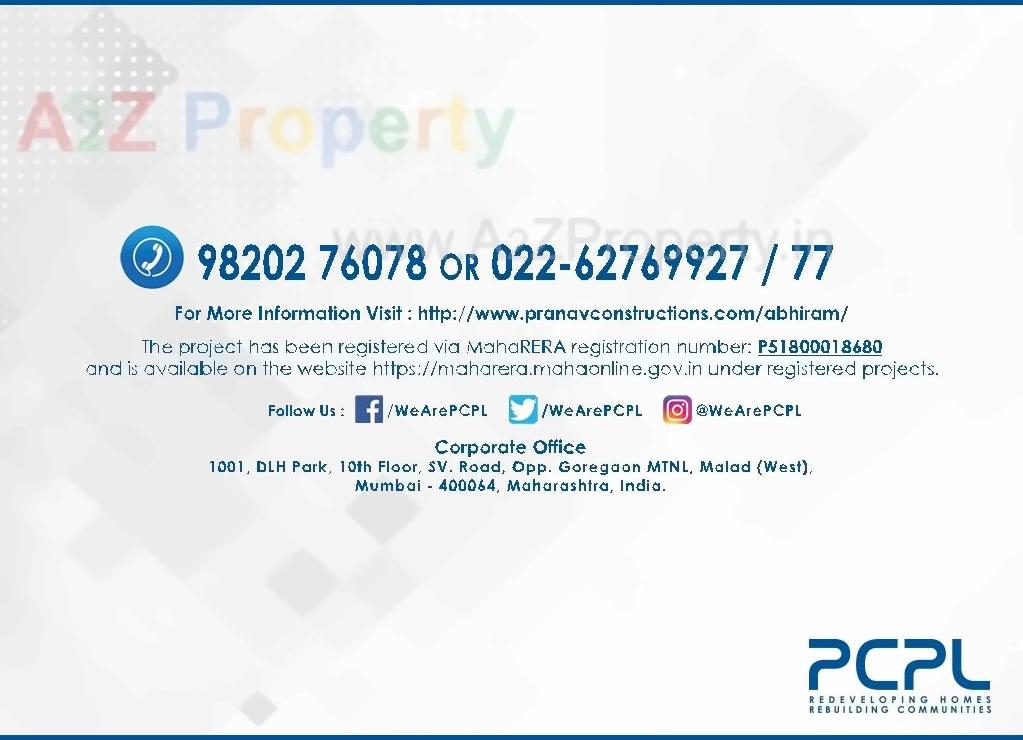  of real estate project Redevelopment Of Abhiram Chsl located at Borivali, MumbaiSuburban, Maharashtra