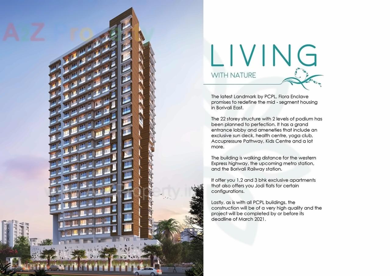 3D Elevation of real estate project Redevelopment Of Pravesh Chsl located at Borivali, MumbaiSuburban, Maharashtra