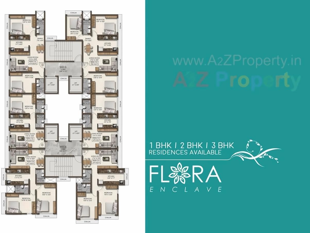 Layout of real estate project Redevelopment Of Pravesh Chsl located at Borivali, MumbaiSuburban, Maharashtra