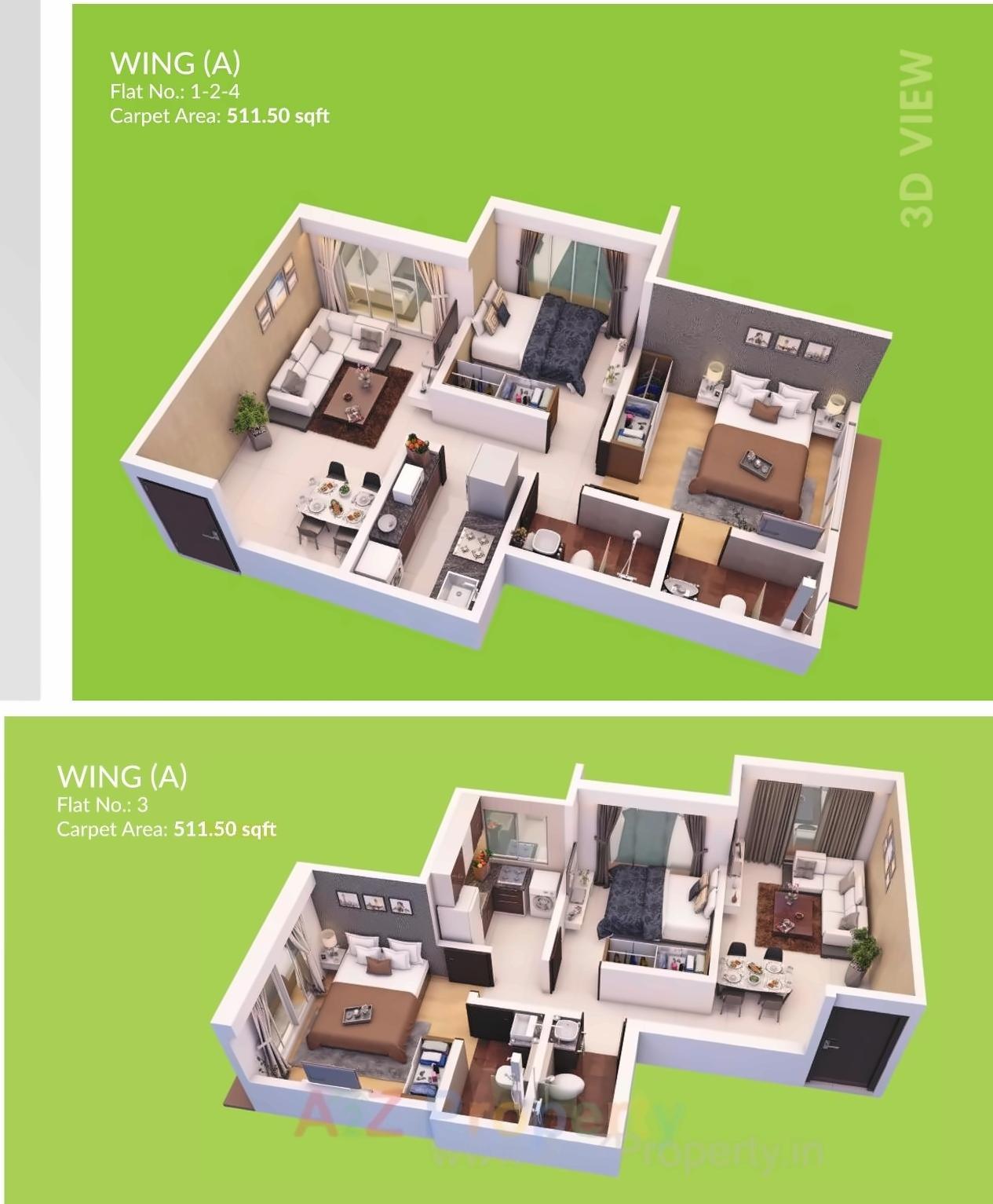 Layout of real estate project Redevelopment Of Tilak Nagar Nisarg Co  Op  Hsg  Soc  Ltd located at Kurla, MumbaiSuburban, Maharashtra