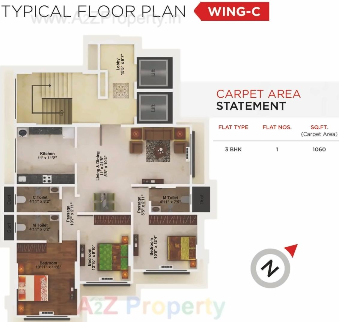 Layout of real estate project Redevlopment Of Rajendra Nagar   Shree Ganesh Chs Ltd located at Borivali, MumbaiSuburban, Maharashtra