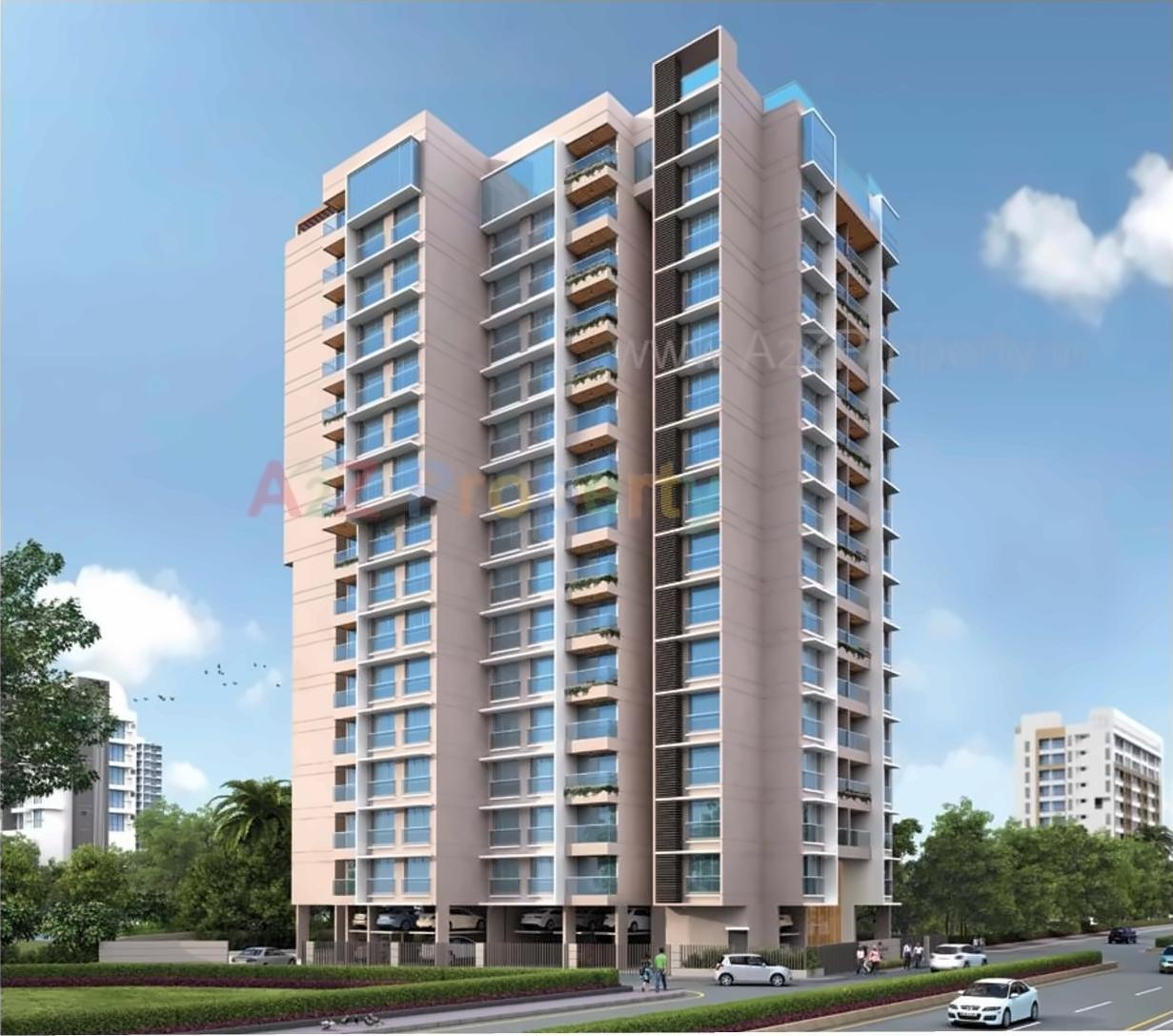 3D Elevation of real estate project Rite Skyluxe located at Kurla, MumbaiSuburban, Maharashtra