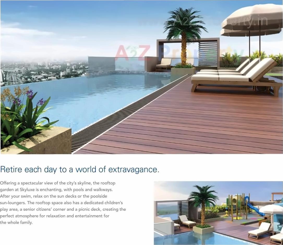 3D Elevation of real estate project Rite Skyluxe located at Kurla, MumbaiSuburban, Maharashtra