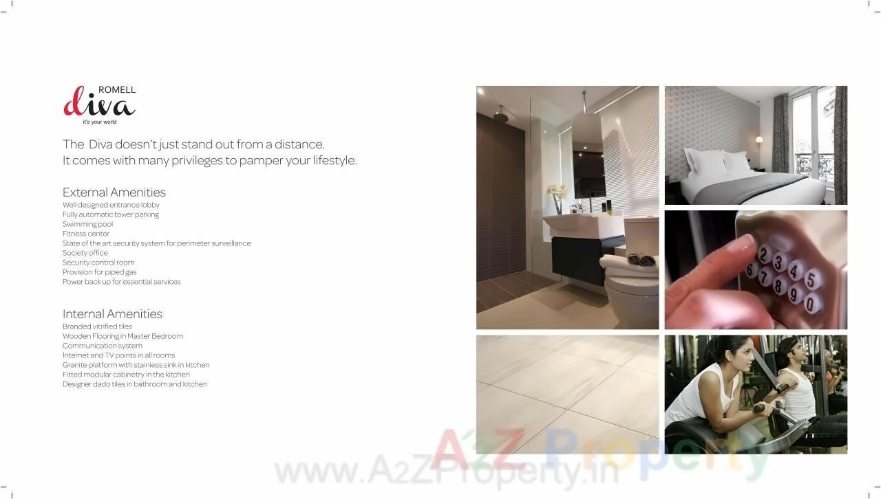  of real estate project Romell Diva   17th To 20th Foor located at Borivali, MumbaiSuburban, Maharashtra