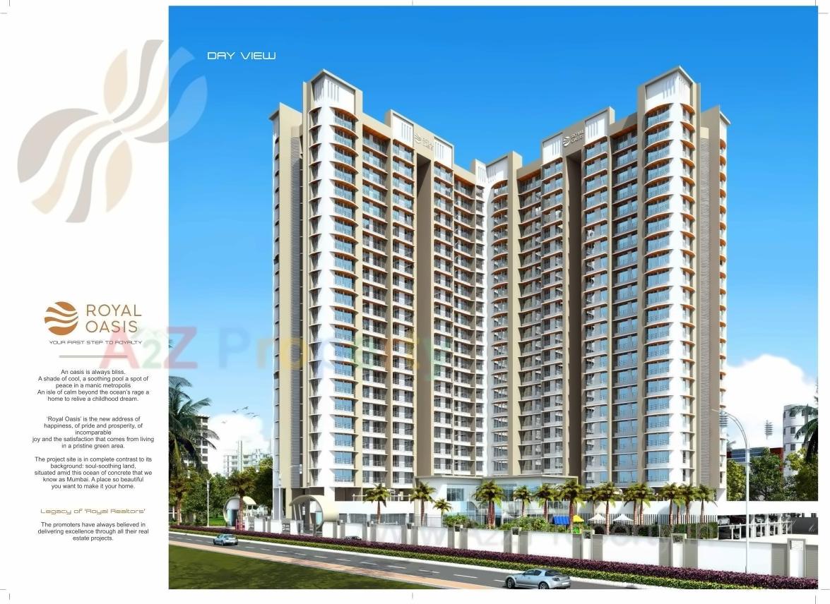 3D Elevation of real estate project Royal Oasis located at Borivali, MumbaiSuburban, Maharashtra