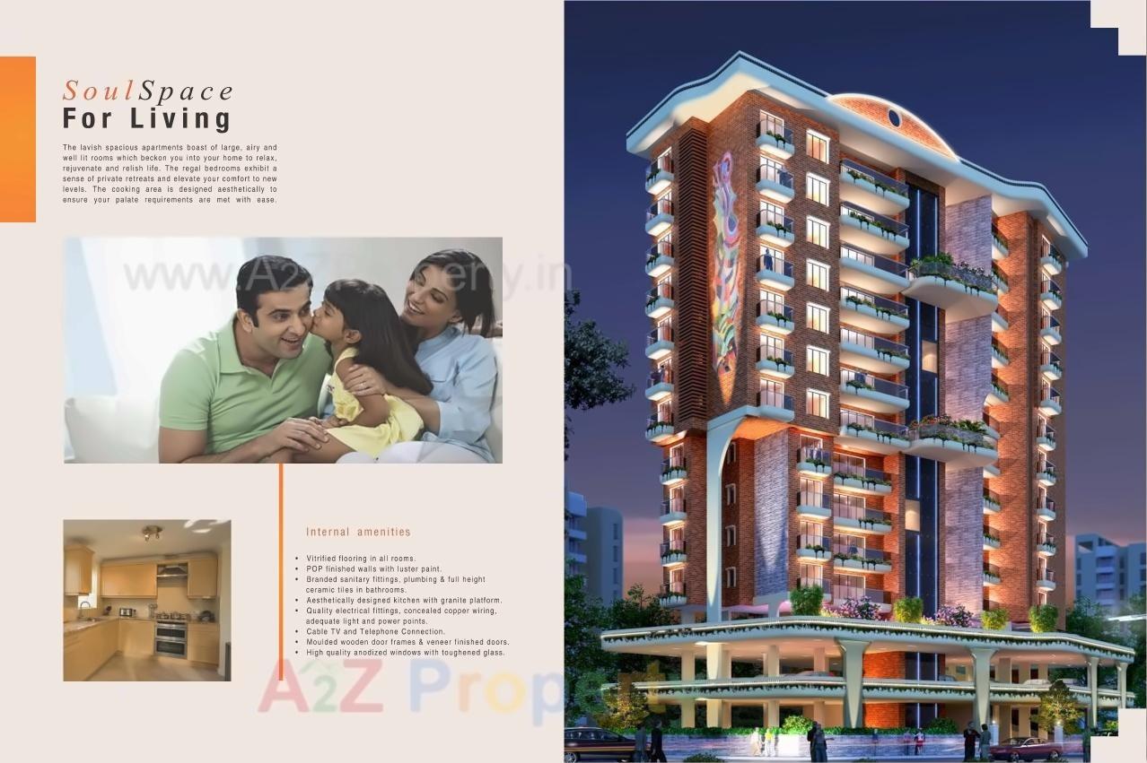 3D Elevation of real estate project Rudraksh located at Kurla, MumbaiSuburban, Maharashtra