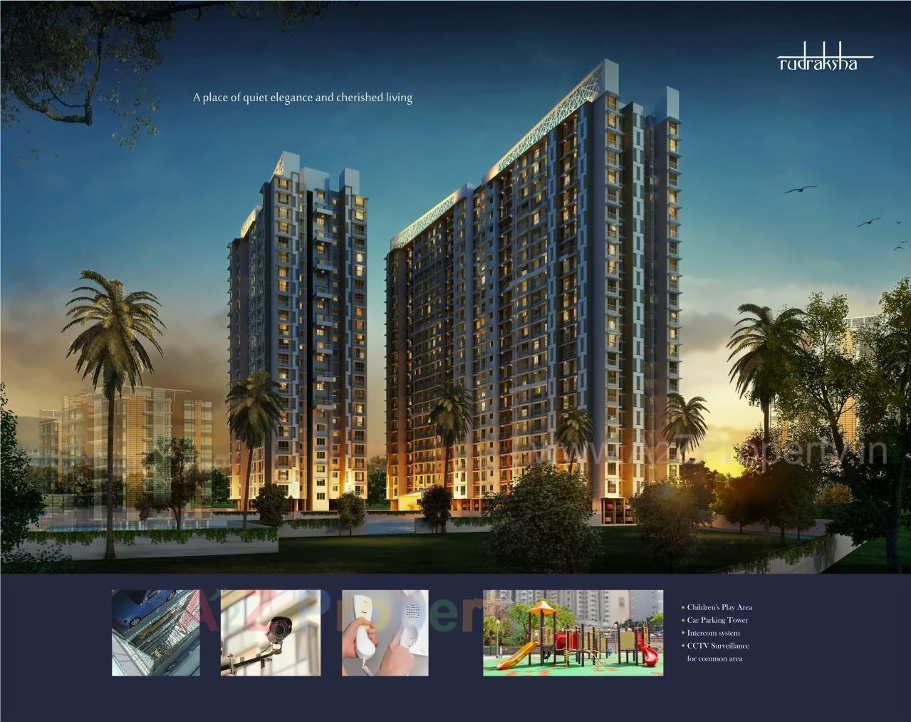 3D Elevation of real estate project Rudraksha located at Borivali, MumbaiSuburban, Maharashtra