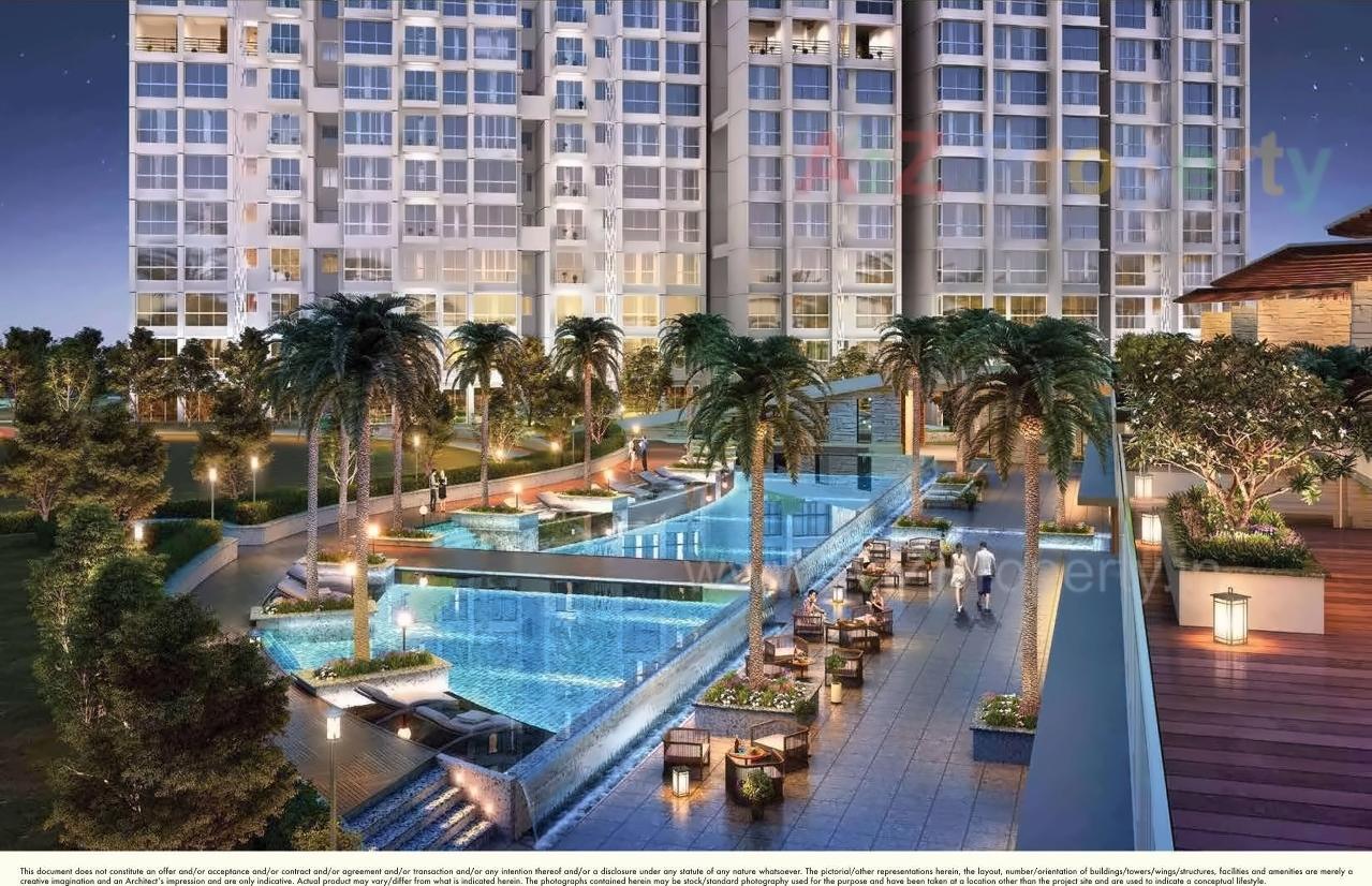 3D Elevation of real estate project Runwal Forest Tower located at Kurla, MumbaiSuburban, Maharashtra