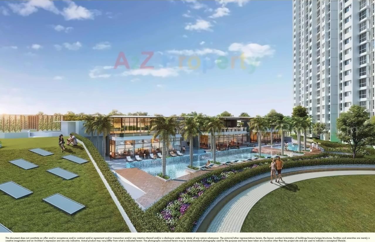 3D Elevation of real estate project Runwal Forest Tower located at Kurla, MumbaiSuburban, Maharashtra