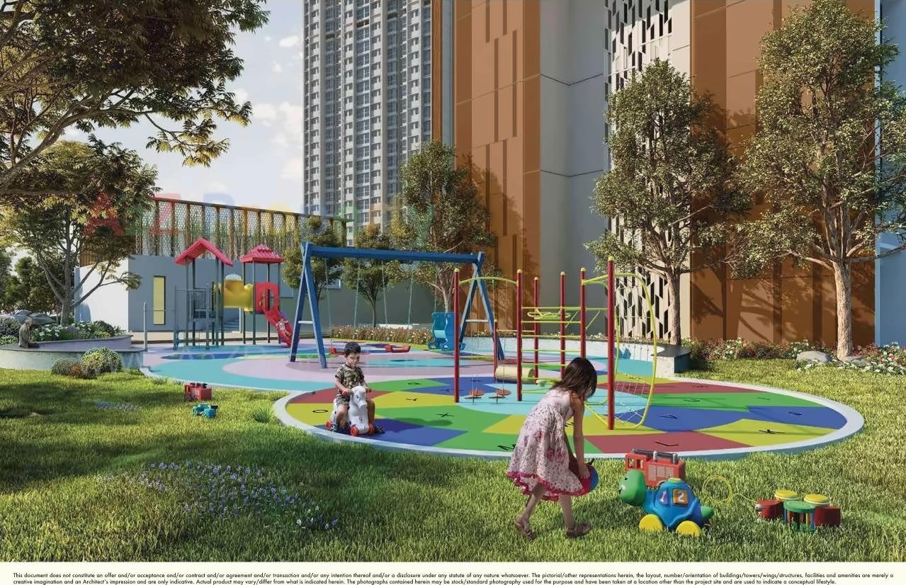 3D Elevation of real estate project Runwal Forest Tower located at Kurla, MumbaiSuburban, Maharashtra