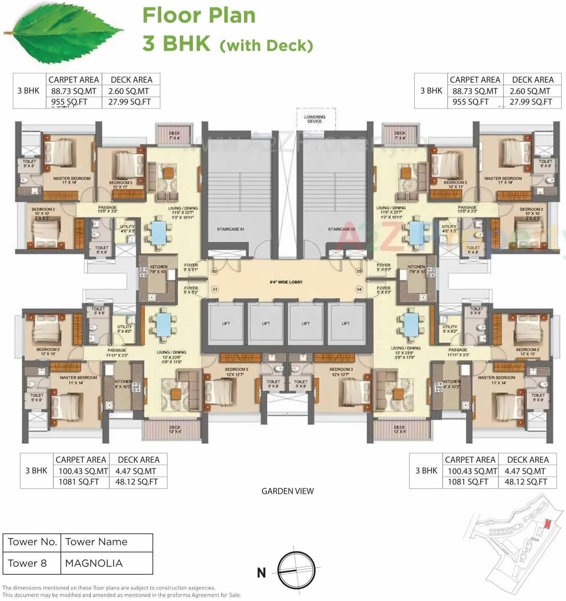 Layout of real estate project Runwal Forest Tower located at Kurla, MumbaiSuburban, Maharashtra