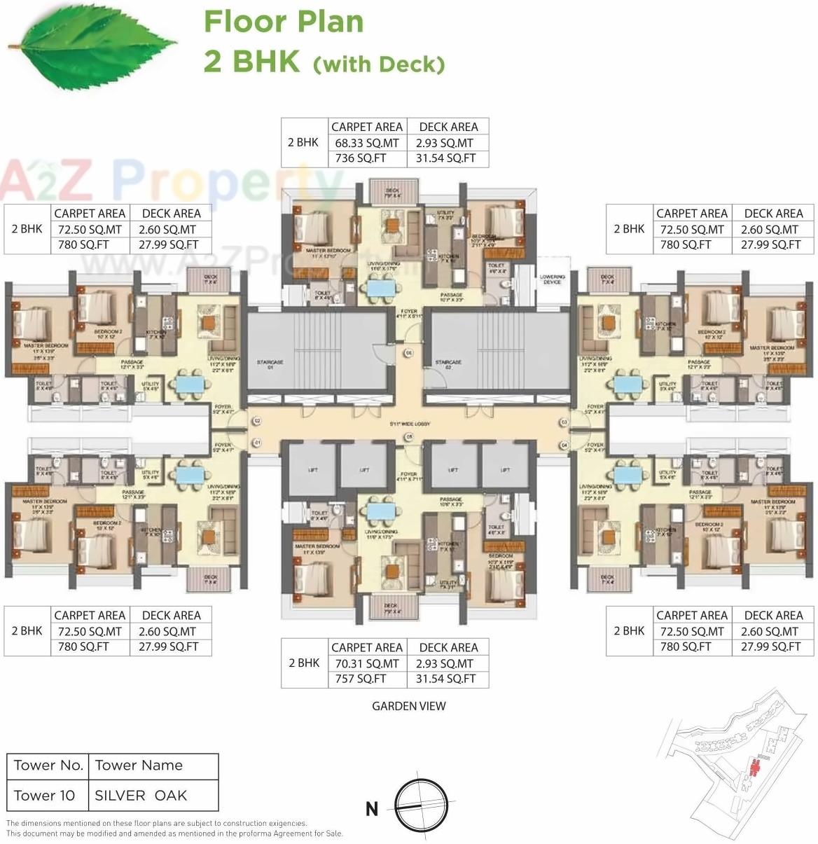 Layout of real estate project Runwal Forest Tower located at Kurla, MumbaiSuburban, Maharashtra