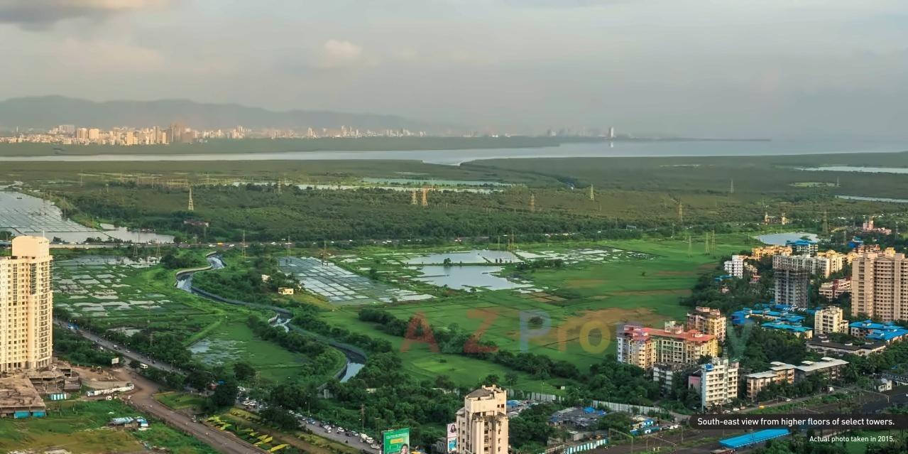 3D Elevation of real estate project Runwal Greenss located at Kurla, MumbaiSuburban, Maharashtra