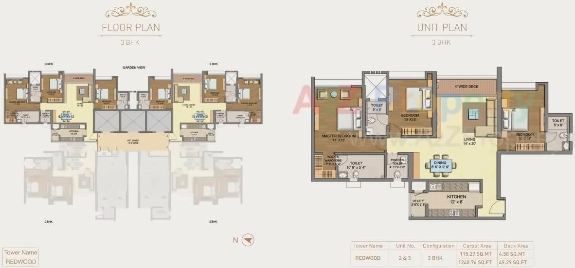 Layout of real estate project Runwal Greenss located at Kurla, MumbaiSuburban, Maharashtra