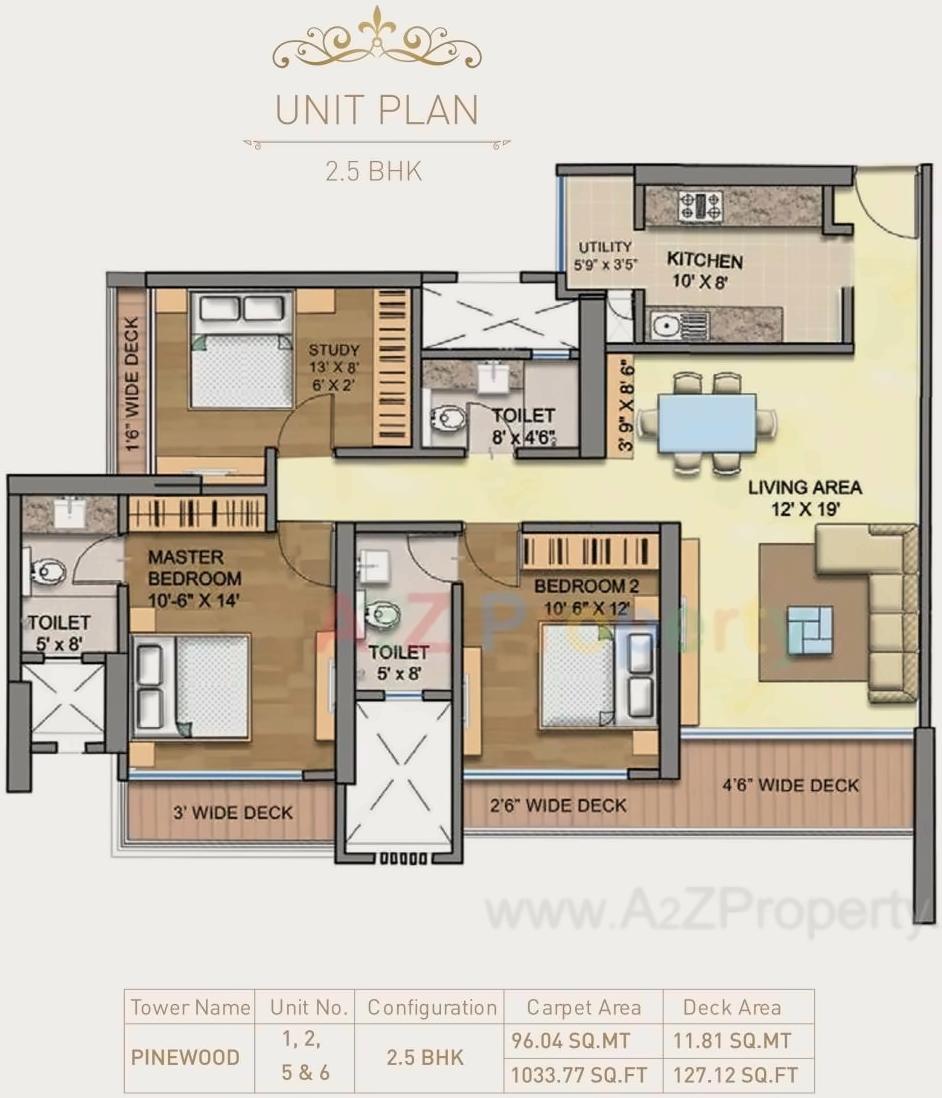 Layout of real estate project Runwal Greenss located at Kurla, MumbaiSuburban, Maharashtra