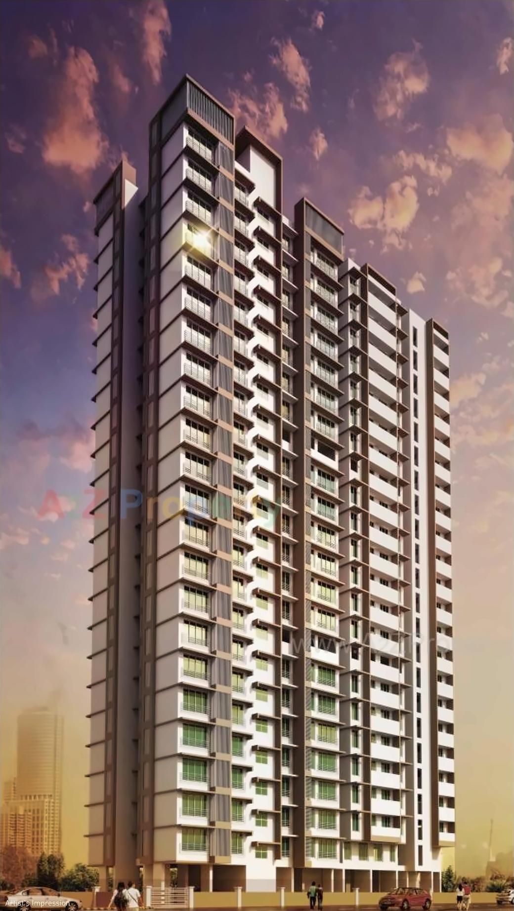 3D Elevation of real estate project Ruparel Elara located at Borivali, MumbaiSuburban, Maharashtra