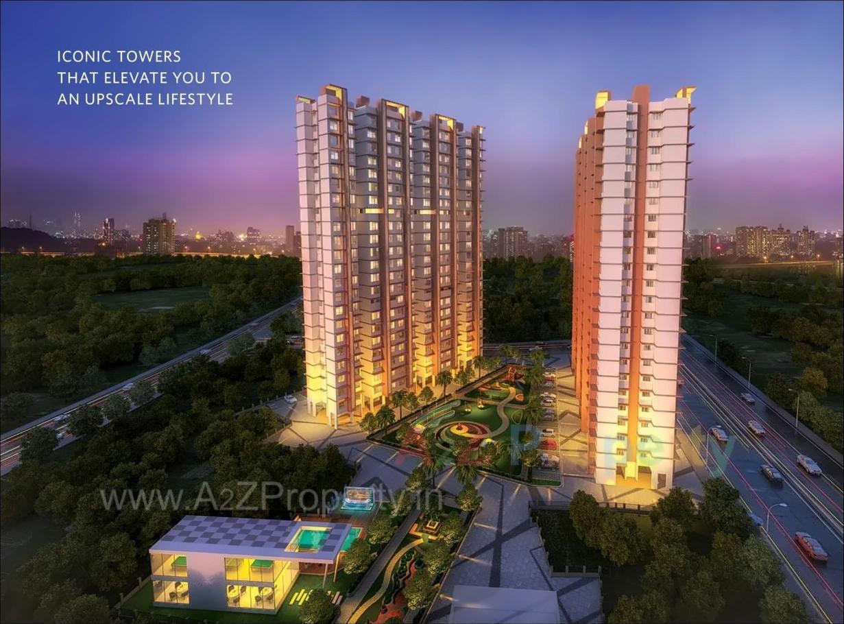 3D Elevation of real estate project Ruparel Optima located at Borivali, MumbaiSuburban, Maharashtra