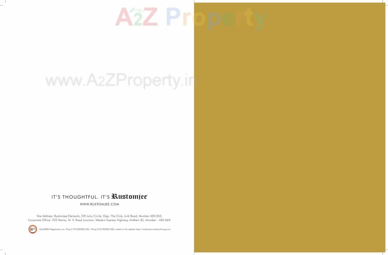  of real estate project Rustomjee Elements   Sg located at Andheri, MumbaiSuburban, Maharashtra