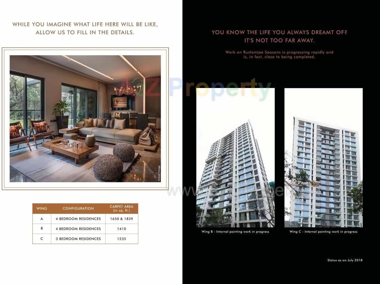  of real estate project Rustomjee Seasons located at Andheri, MumbaiSuburban, Maharashtra