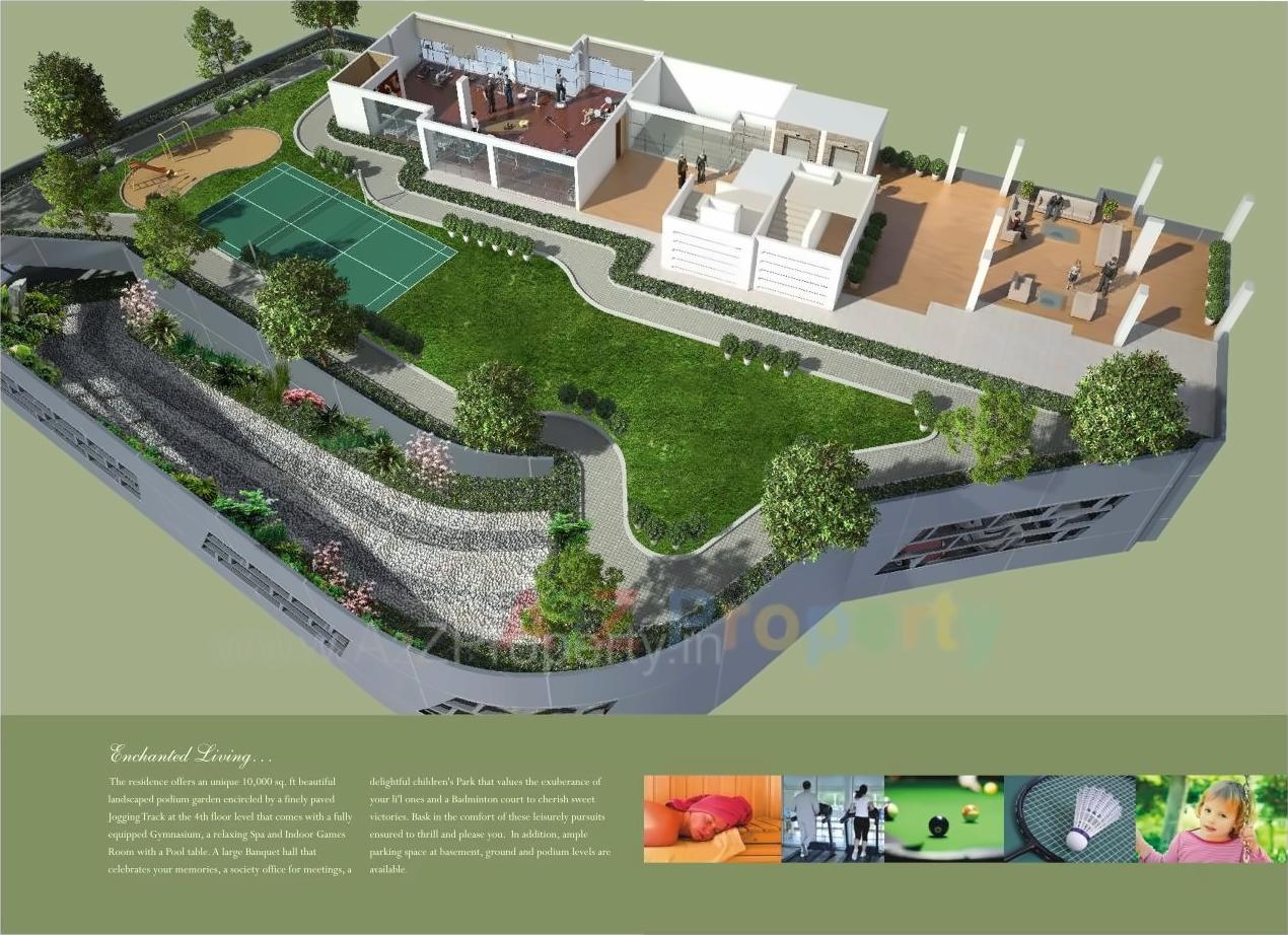 3D Elevation of real estate project Sabari Ashville located at Kurla, MumbaiSuburban, Maharashtra